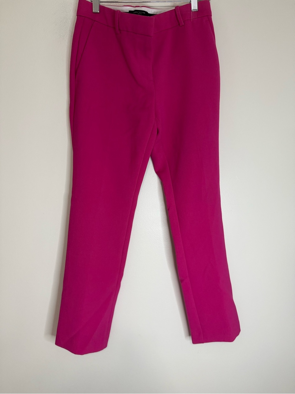 Ann taylor Women’s Tailored Slim-Fit Pants - Bright Pink size 4